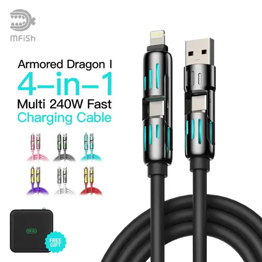MFish Universal Multi-Device Charging Cable